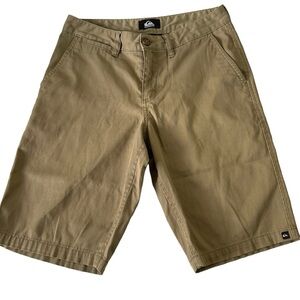 QUIKSILVER Men’s Bermuda Shorts Dark Beige Size 29
